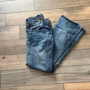 Men's Blue Bootcut Jeans